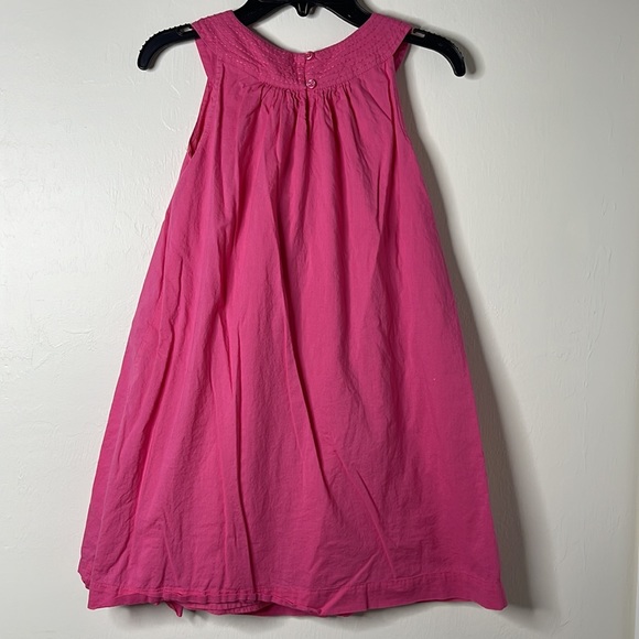 Mini Boden Sundress Size 9-10Y Pink Floral Appliqué Sleeveless - Picture 4 of 9